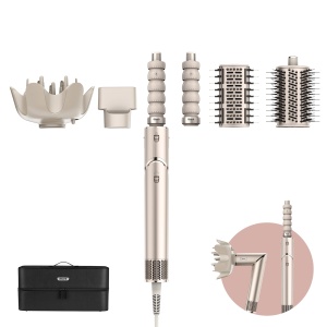 Styler pentru par Shark FlexStyle HD446SLEU, 1400W, 5-in-1, culoare champanie