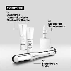 Styler profesional cu aburi LOreal Professionnel SteamPod 4, pentru toate tipurile de par, cu 3 piepteni inclusi - Img 7