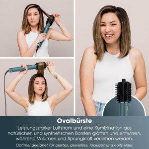 Styler si uscator de par Shark FlexStyle Limited Edition Teal, 5-in-1, cu accesorii - Img 8