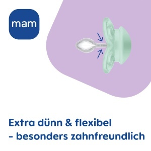 Sucea pentru bebelusi MAM Perfect Day Night, 0-6 luni, 4 bucati, SkinSoft Silicon - Img 4