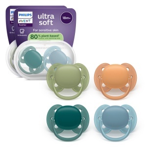 Sucea pentru bebelusi Philips Avent ultra soft, 4 buc, BPA-free, design ergonomic - Img 1