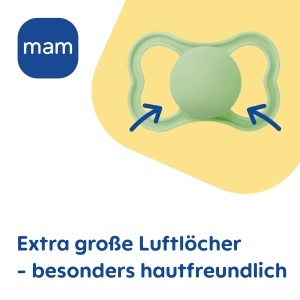Suctioner MAM Air Night 16 luni silicon SkinSoft 2 bucati - Img 7