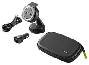 Suport auto TomTom Rider cu incarcator rapid USB si geanta de transport