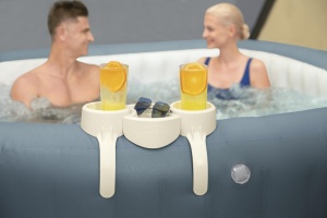 Suport Bauturi Bestway Lay-Z-SPA, 35 x 23.2 x 20.5 cm, 2 suporturi, 1 tavita - Img 2