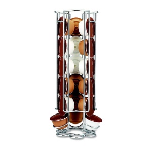 Suport capsule Fackelmann 20990 pentru 18 Krups Dolce Gusto metal 3 coloane
