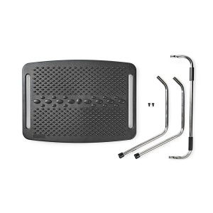 Suport ergonomic NEDIS pentru picioare, metal, negru - Img 2