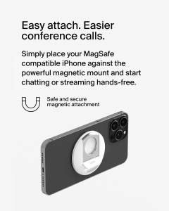 Suport iPhone Belkin cu MagSafe pentru Mac Notebook-uri, Alb - Img 5