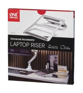 Suport laptop universal One for All DM0050, pliabil, cu protectie anti-zgarieturi - Img 2