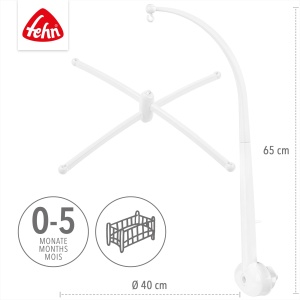 Suport mobil Fehn Babybett 249941 alb montare simpla si design elegant - Img 2