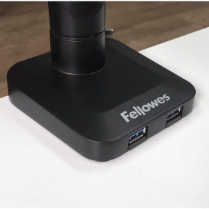 Suport Monitor Fellowes Platinum Series pentru 1 Ecran de 32 Inch, Negru, cu USB - Img 7