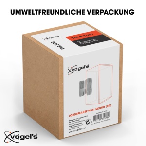 Suport pentru boxe Vogels VLB 500, inclinabil si rotativ, maxim 5 kg, argintiu - Img 4