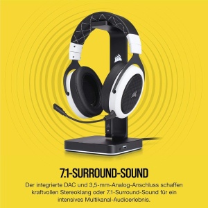 Suport pentru casti audio Corsair ST100 RGB, aluminiu, 2 porturi USB 3.1, negru - Img 5