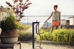 Suport pentru furtun de gradina Gardena Liano, capacitate 20 m, montare usoara, UV si antifrig - Img 4