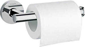 Suport pentru hartie igienica hansgrohe Logis Universal, crom, montaj pe perete
