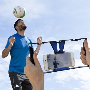 Suport pentru Smartphone InnovaGoods STAFECT, cu Stabilizator Manual, Negru - Img 2