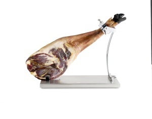Suport pentru sunca IBILI, inox, pliabil, rotativ, 49 x 16 cm, gri - Img 2