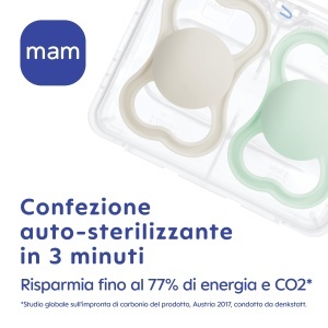 Suport pentru suzeta MAM Air, 16 luni, 2 bucati, silicon SkinSoft, culoare bleu - Img 6