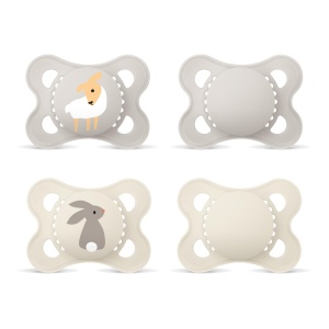 Suport pentru suzete MAM Original 0-6 luni, set 4 bucati, design SchafHase