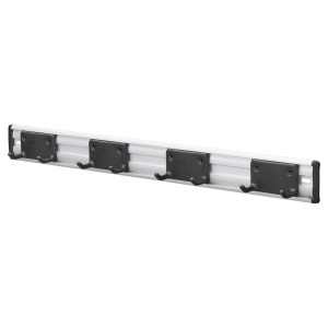 Suport pentru unelte Fiskars OneClick, 5 huse mobile, metal, negrusilver