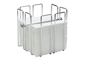 Suport Servetele APS Wire, Metal Cromat, 19x19 cm, Capacitate 150 Servetele - Img 3