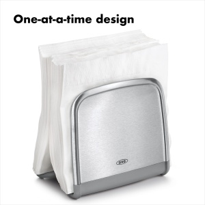Suport servetele OXO Good Grips, inox, design antiamprente - Img 3