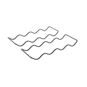 Suport sticle Metaltex Wave20 2 bucati negru mat capacitate 20 sticle