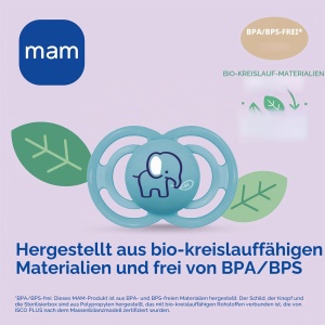 Suport suzeta MAM Perfect, 6 luni, silicon, auto-sterilizare, mat - Img 6