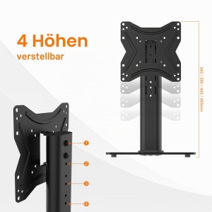 Suport TV GRIFEMA pentru televizoare 17-43 inch, reglabil, max 30 kg - Img 4