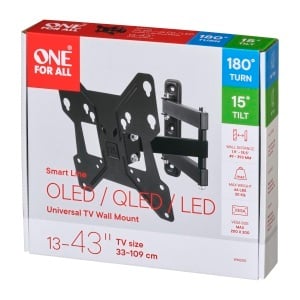 Suport TV One for All WM2251, Schwenkbar 180, Neigbil, 13-43 inch - Img 2