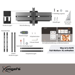 Suport TV Vogels Elite TVM 5855, pentru televizoare de pana la 100 inch, capacitate 75 kg - Img 8