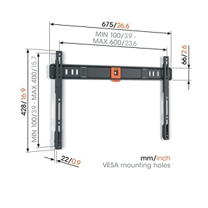 Suport TV Vogels Quick TVM 1605 40-100 inch VESA 600x400 Max 75 kg - Img 6