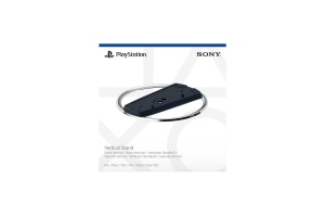 Suport Vertical pentru PS5 - ArgintiuNegru, Compatibil cu Modelele CFI-1000 si CFI-2000