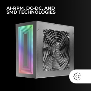Sursa de alimentare ATX Mars Gaming MPB750S, 750W, ARGB, 80Plus Bronze - Img 4