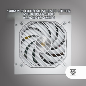 Sursa de alimentare ATX MARS GAMING MPB850SIM, 850W, 80Plus Bronze, Alb - Img 3