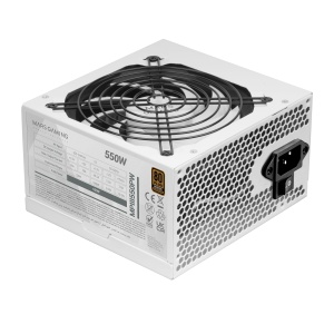 Sursa de alimentare ATX Mars Gaming MPIII550P, 550W, 80 Plus Bronze, Alb