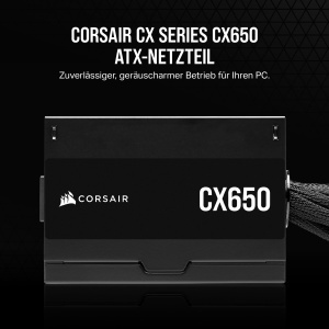 Sursa de alimentare CORSAIR CX650, 650W, 80 Plus Bronze, negru - Img 2