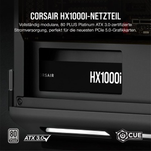 Sursa de alimentare Corsair HX1000i, 1000W, modulara, 80 Plus Platinum, negru - Img 2