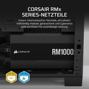 Sursa de alimentare Corsair RM1000x modulara ATX 3.1, 1000W, negru - Img 2