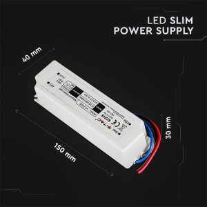 Sursa de alimentare V-TAC 30W, 12V, 2.5A, plastic, ultratin - Img 5