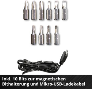 Surubelnita electrica Einhell TE-SD 361 Li LED 45Nm Li-Ion 10 biti - Img 5