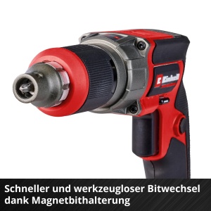 Surubelnita profesionala fara fir pentru gips-carton Einhell TP-DY 18 Li BL-Solo Power X-Change (18 V, fara perii, oprire de adancime, functionare continua, incl. bita, fara baterie) - Img 9