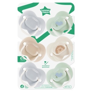 Suzete Tommee Tippee Anytime 0-6 luni Set 6 bucati Design simetric BPA-free - Img 2