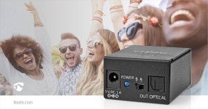 Switch audio digital Nedis 2 intrari TosLink, iesire TosLink, metalic, negru - Img 9