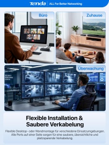 Switch Gestionat Tenda TEG2208D, 8 Porturi Gigabit, Management Cloud - Img 7