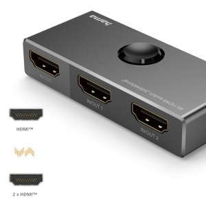 Switch HDMI Hama 8K, bidirectional, 2 intrari1 iesire, 1 intrare2 iesiri, negru - Img 7