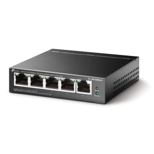 Switch TP-Link TL-SF1005LP, 5-Port, 10100Mbps, 4-Port PoE, Negru - Img 2