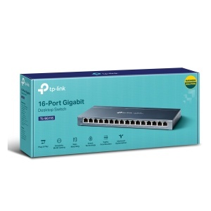 Switch TP-Link TL-SG116 16-Port Gigabit, Plug-and-Play, Metalic - Img 5