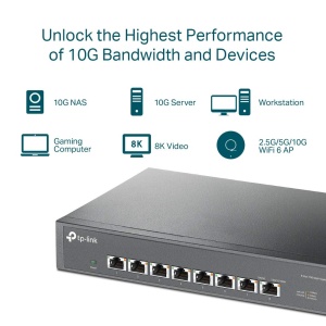 Switch TP-Link TL-SX1008, 8-Porturi 10G, Rack-mountable, Plug and Play - Img 5