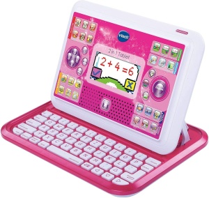 Tableta 2 in 1 VTech Pink Laptop cu 80 de jocuri educative - Img 4