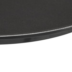 Tableta de Servire Relaxdays 2er Set, Runda 45 cm, Antiderapanta, Neagra - Img 8